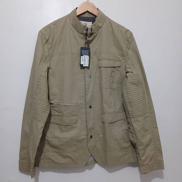 Work rest karma Matteo gottardi mens large lightweight tan jacket summer spring - Picture 1 of 7